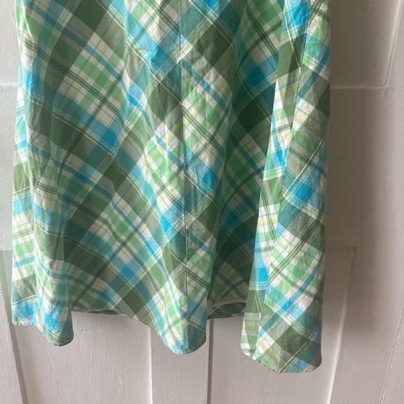 GAP Plaid Empire Waist Strapless Dress - Picture 10 of 12